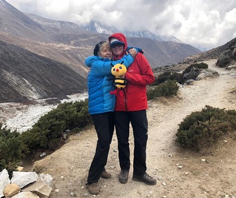 Early Years Leaders Raise Over 163 9 000 Climbing Mount Everest - busy bees head of external affairs karen mackay and deputy chief academic officer yvonne smillie reached the base camp on easter sunday after enduring