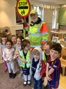 Arts, crafts and road safety at Sale nursery