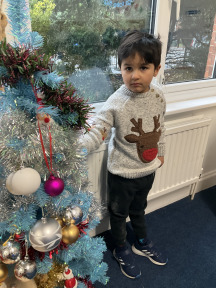 Christmas jumper day nursery