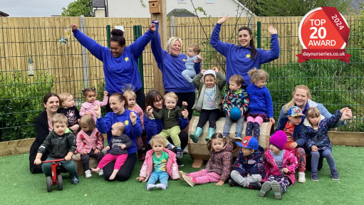 Happy Days Nursery, Salisbury awarded a ‘Top 20 Nursery 2024’ Award