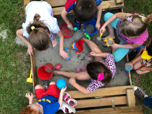 Reggio Emilia activities are usually done in small groups