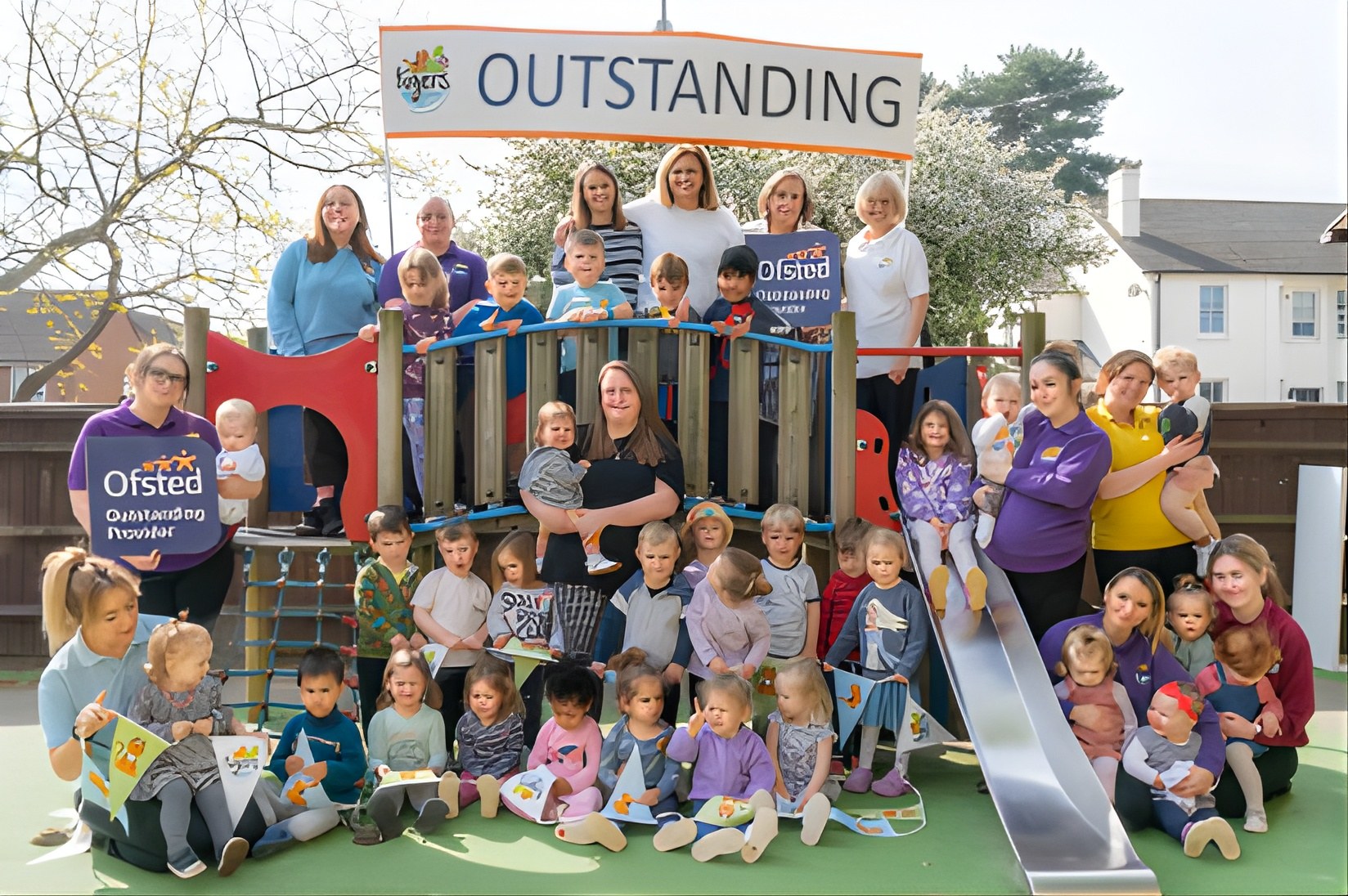 Tigers at Theale Day Nursery, Reading, Berkshire